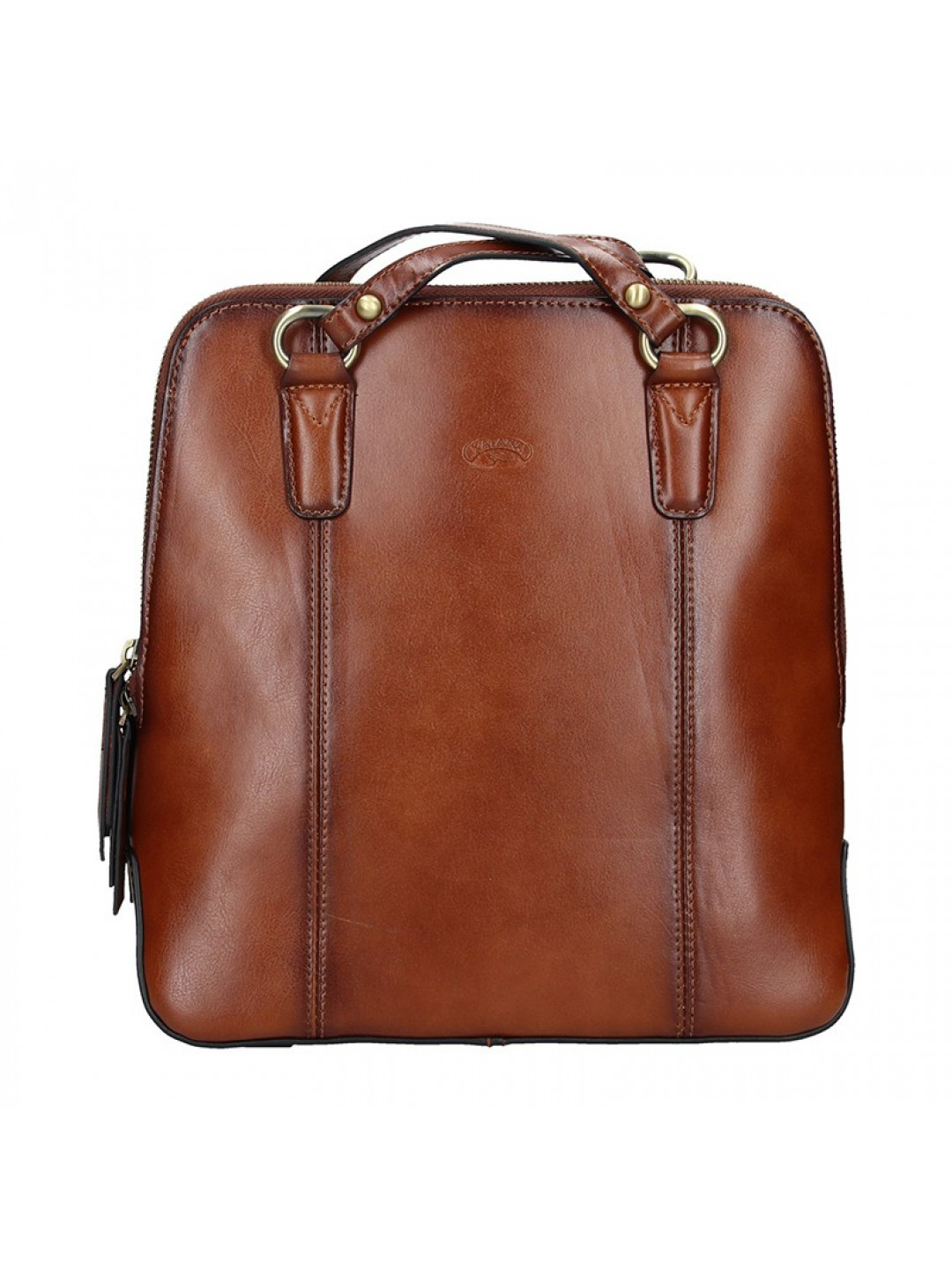 Dámská kožená batůžko kabelka Katana Martina – hnědá